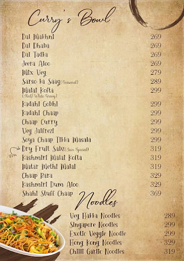 Big bites multicuisine restaurant menu 