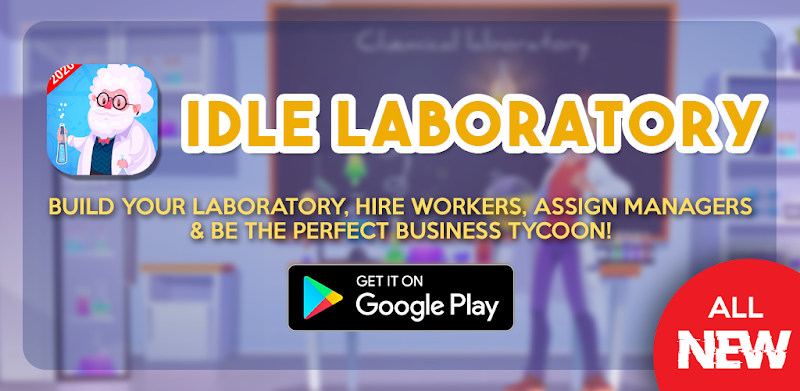 Idle Laboratory - Business Tycoon Idle Game
