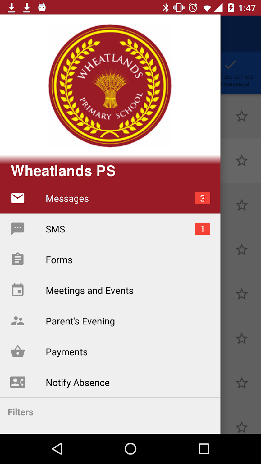Wheatlands Primary School Screen 2