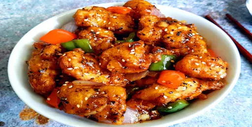 Chicken In Black Pepper Sauce -Dry