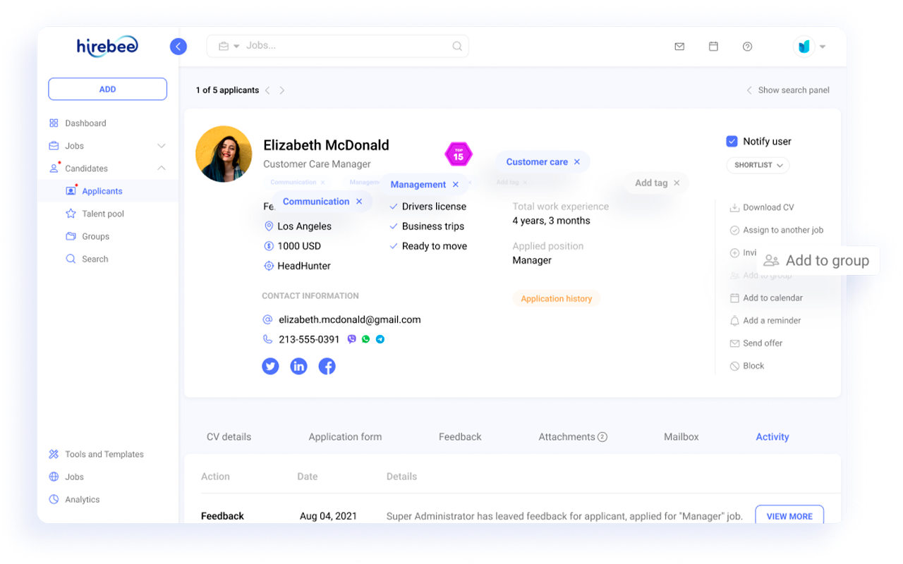 HireBee Preview image 1