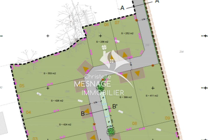  Vente Terrain à bâtir - 422m² à Trévérien (35190) 