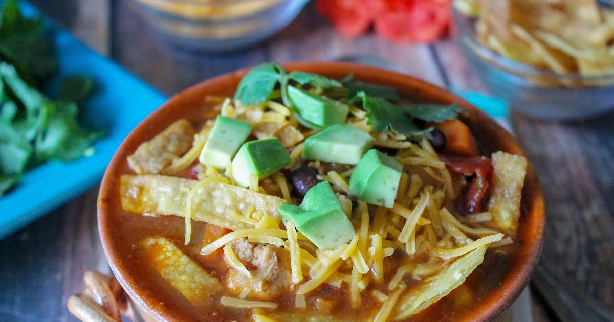 Spicy Chicken Tortilla Soup – Pat Cooks