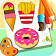 Foods Coloring and Drawing Books Game icon