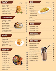 Jay Bhavani Vadapav menu 2