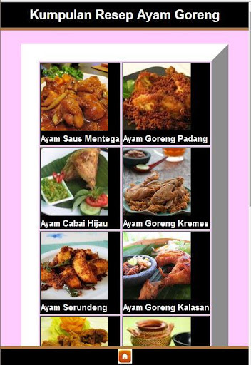 resep masakan ayam