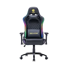 Ghế gaming E-dra EGC223 Rock Star RGB (Đen)