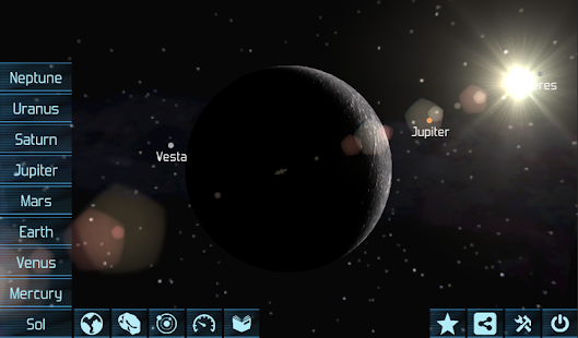 Solar System Explorer HD Pro Ekran görüntüsü