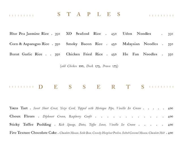 Eight menu 