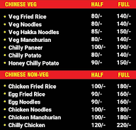 Akshaya The Dosa King menu 2