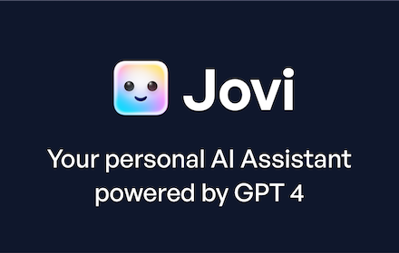 Jovi - Your GPT-4 AI Assistant small promo image