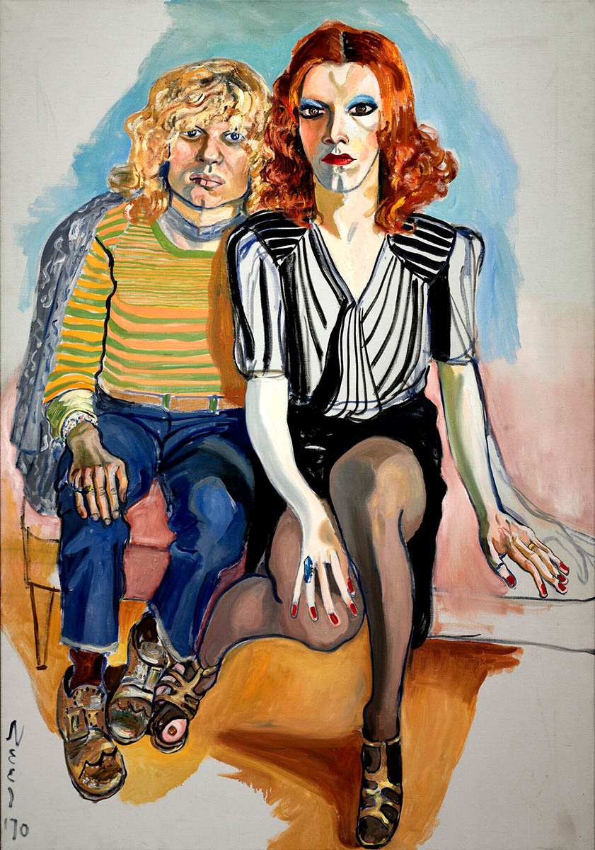 Alice Neel Jackie Curtis Ritta Redd painting