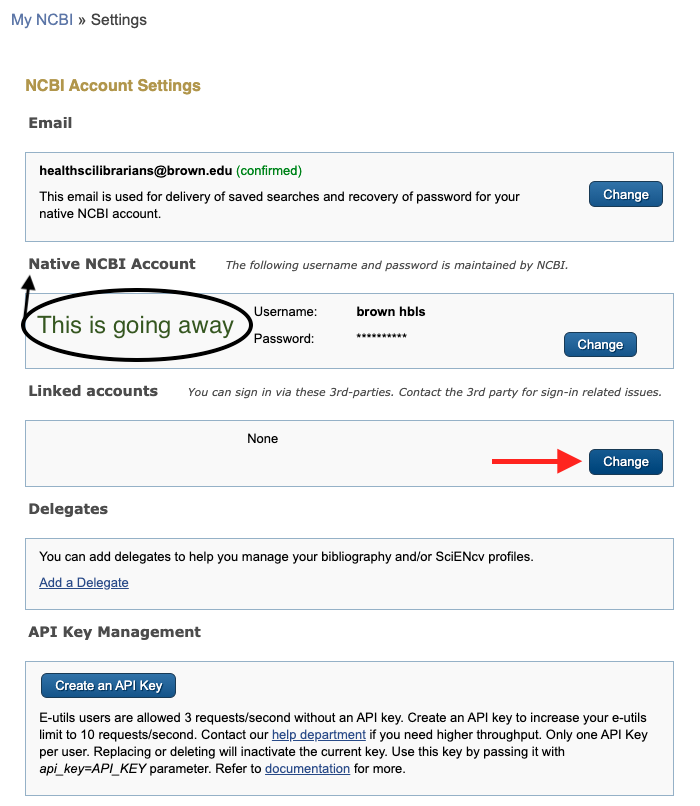 NCBI Account Login Changes FAQs - NCBI Insights