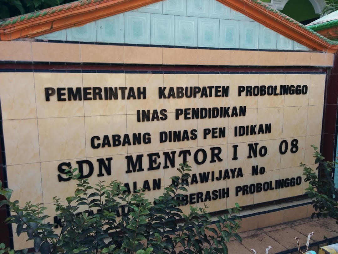 Pemerintah Kabupaten Probolinggo Dinas Pendidikan Cabang Dinas Pendidikan SDN Mentor 1 No 08