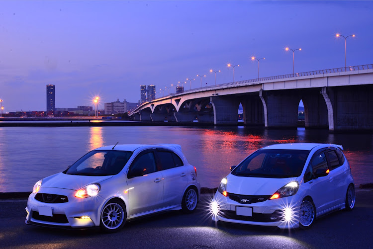 フィットの橋と愛車・橋バカシリーズ🌉になります🥺・みなさまに感謝感謝です🙇・90年代スタイル・ゆっくり走ろう福岡に関するカスタム事例の投稿画像6枚目