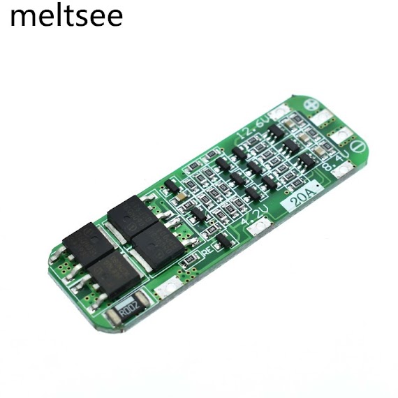 Bảng Mạch Bảo Vệ Pin Lithium 3S 20A Pcb Bms 12.6V 11.1V 12V 12.6V