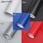 Cuộn Vinyl Sợi Carbon 3D 127X30Cm Thay Đổi Màu Sắc Trang Trí Xe Hơi