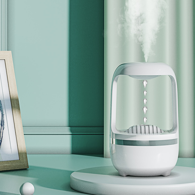 Humidificateur anti-gravité aromathérapie grande capacité pour bureau et chambre à coucher, brume épaisse, silencieux pour la maison