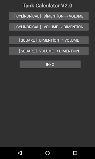 Tank Calculator