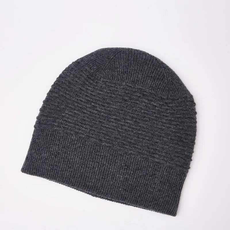 Title 6, Gorro de punto de lana para hombre, estilo casu...