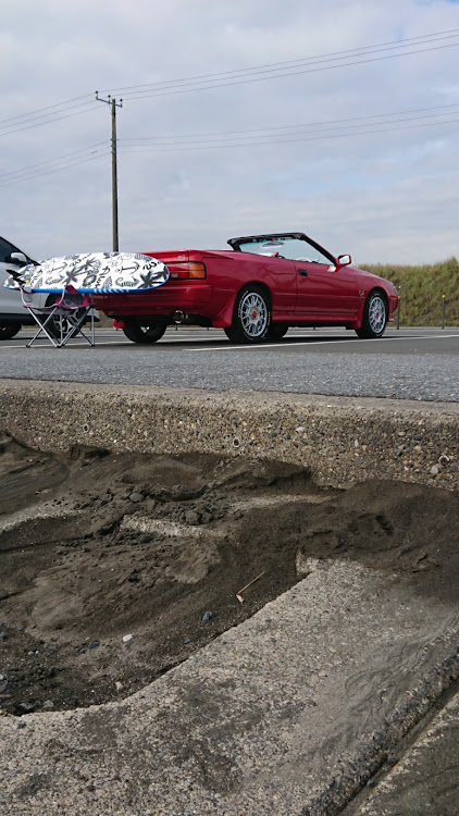 セリカのcelicaconvertible・九十九里一宮海岸🌊・海🌊が好き🌊🌊🌊・サーフィン🏄に関するカスタム事例の投稿画像3枚目