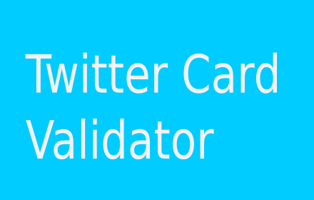 Twitter Card Validator Preview image 0