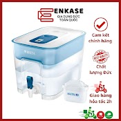 Bình Lọc Nước Brita Flow Basic Blue - 8.2L Có Sẵn 1 Lõi Lọc Maxtra Plus [Chính Hãng Đức]