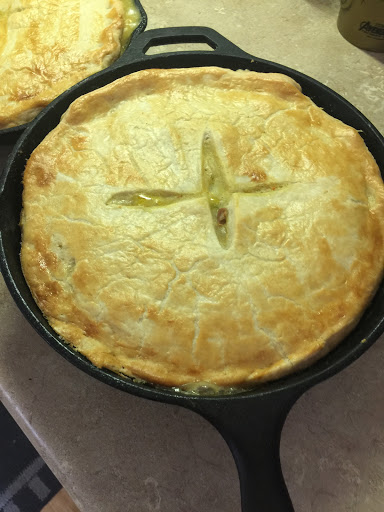 I used to make individual pot pie but this is so much easier! My son loves them so I make two to make sure the rest of us get some!