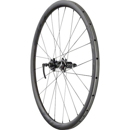 Zipp 202 Tubular Disc Brake Rear Wheel, 700c, 24 Spokes, 10/11 Speed SRAM Cassette Body, 177D, V2, Black 