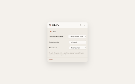 MiniPx — image compressor & converter screenshot 4