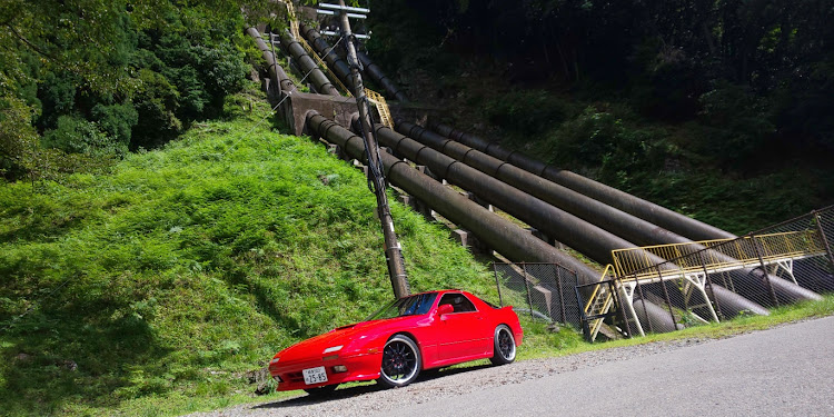 RX-7の朝活・こんな時は田舎の山がよく思える・早起きはロータリーに優しいぞ・早すぎてソフトクリームやってない・活動限界時間10時☝️安全圏9時ですに関するカスタム事例の投稿画像15枚目