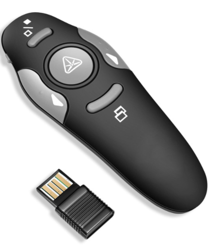 Title 3, 2.4 GHz Wireless Remote Red Laser Pointer Prese...