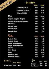 Wynkk The Lounge & Bar menu 1