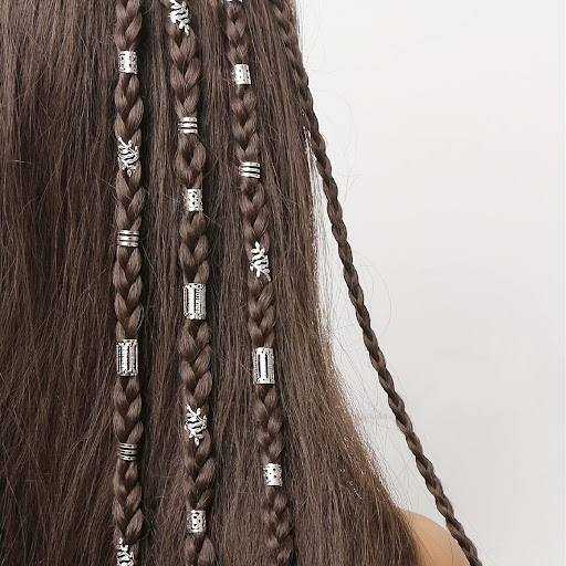 Title 6, 40pcs DIY Wig Dreadlocks Ornament Accessories C...