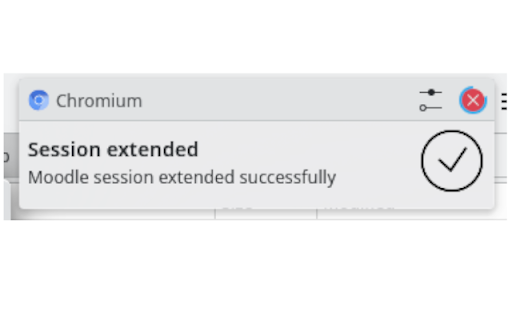 Moodle Session Extender