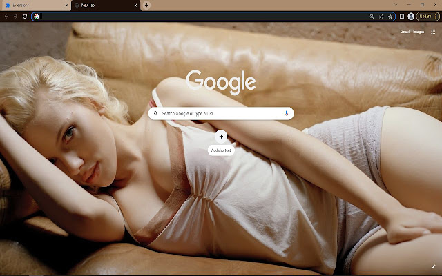 Scarlett Johansson Browser Theme