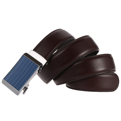 Title 6, Mens Cowhide Alloy Belt with Automatic Buckle,...