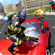 Black Superhero Panther Grand City Survival  Icon