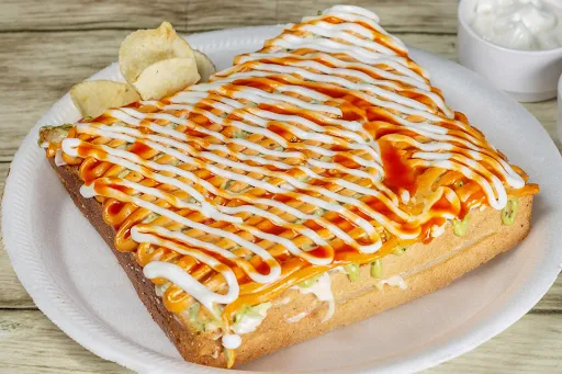 Special Tandoori Pizza Cheese Grilled Sandwich