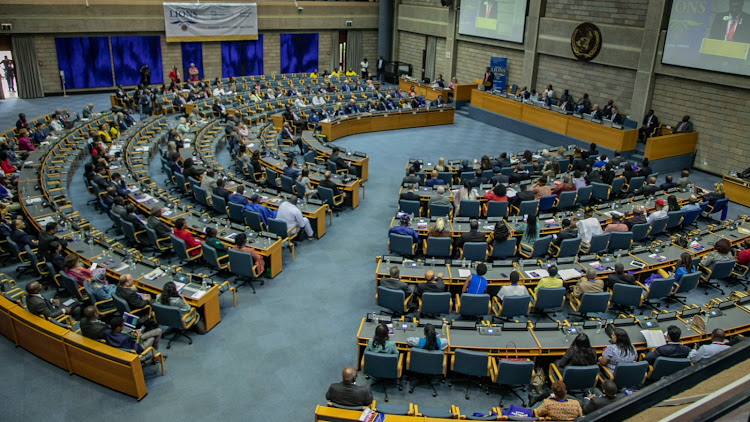 Dignitaries during the 45th Lions Day With the UN in Nairobi on February 9.