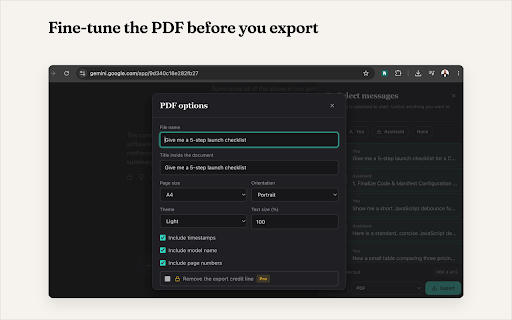 AI Chat Exporter: Any Chat to PDF & Markdown screenshot 4