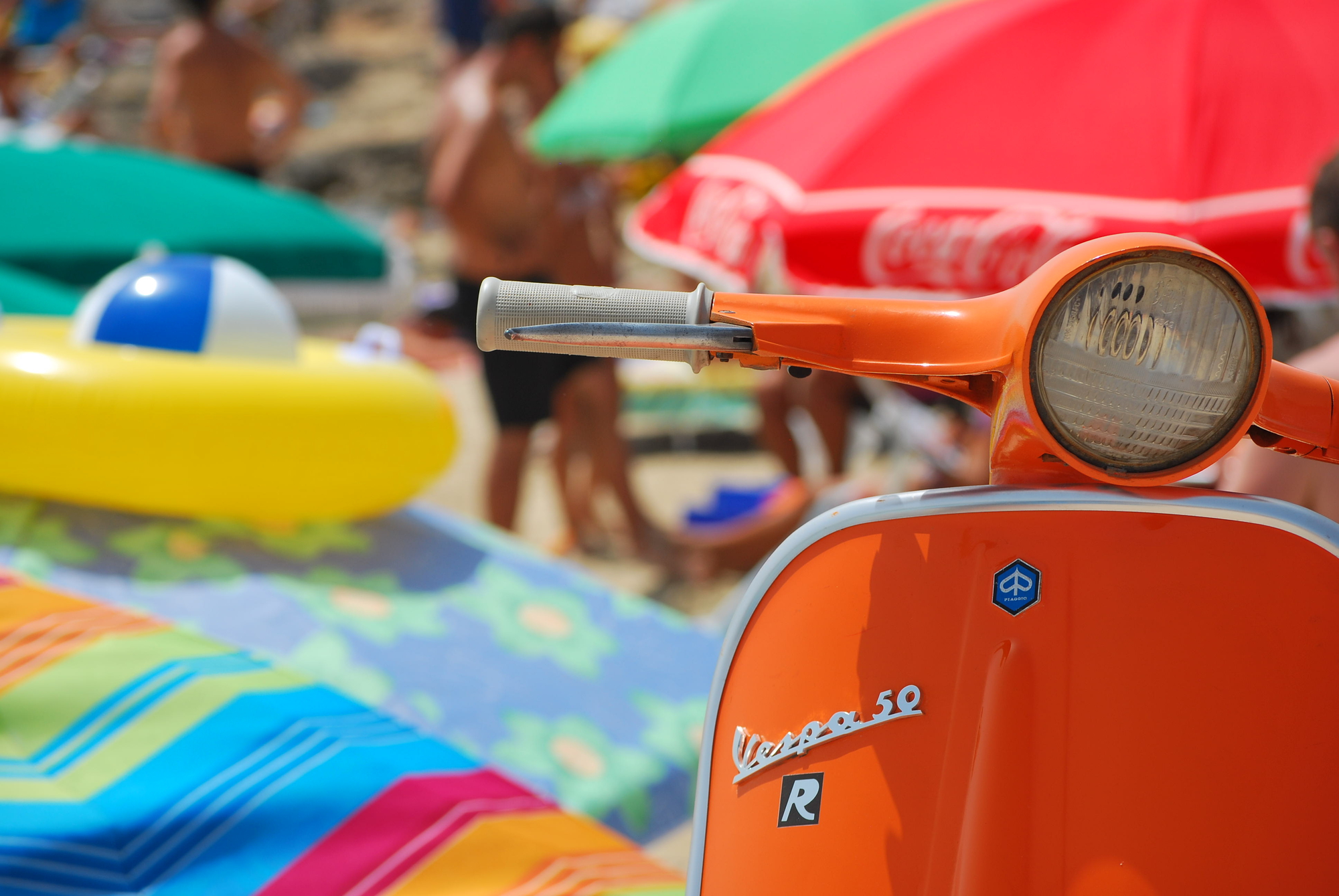 In spiaggia in stile vintage di Jorjo