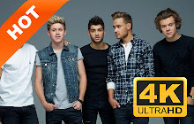 One Direction New Tab Page HD Stars Themes small promo image