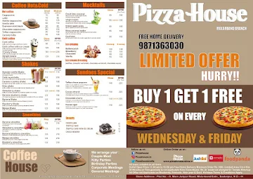 Pizza House menu 