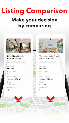 Screenshot Hepsiemlak – Property Listings