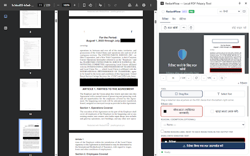 RedactFlow — Local PDF Privacy Tool screenshot 2