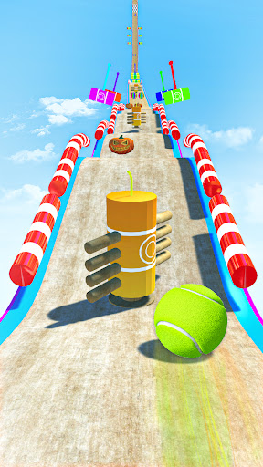 Screenshot 3D Sky Rolling Going Ball Game