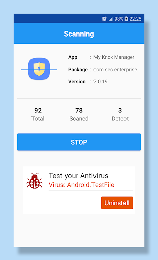 Screenshot 1 Antivirus: one Click to Scan