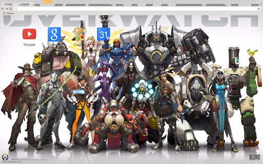 Blizzard Overwatch theme 1680x1050