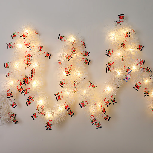 Title 4, Christmas Ribbon Strip Light Band creates a fes...